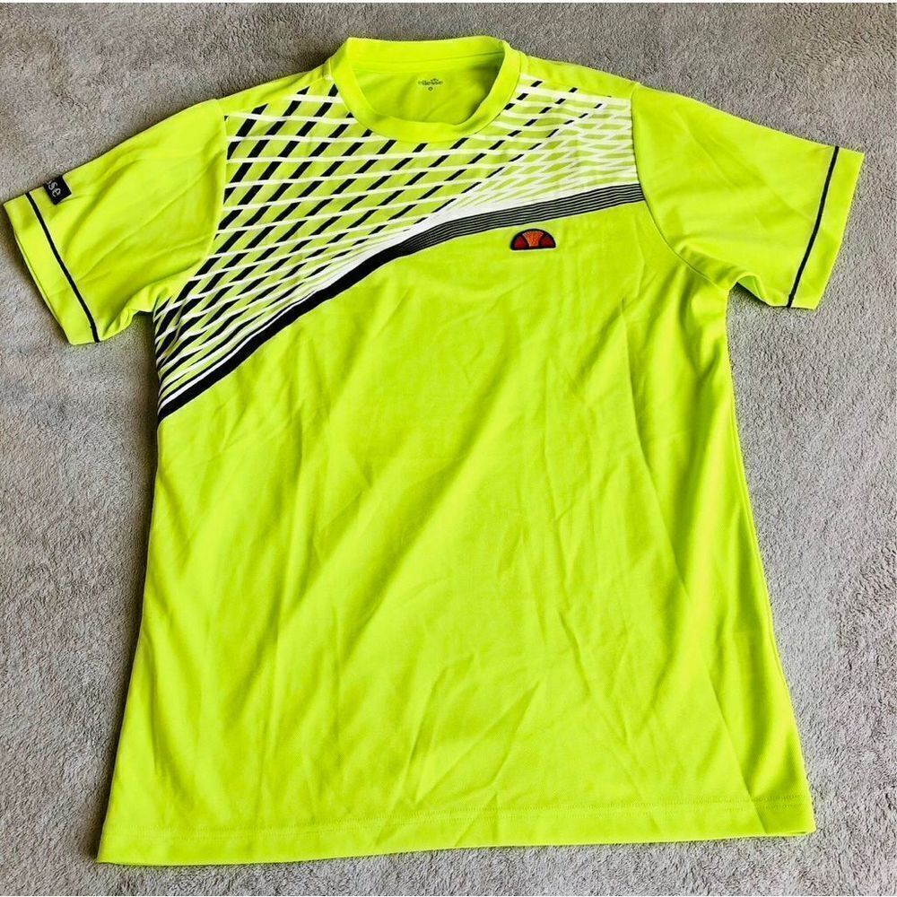Ellesse Women’s Neon Yellow Short Sleeve Athletic Shirt